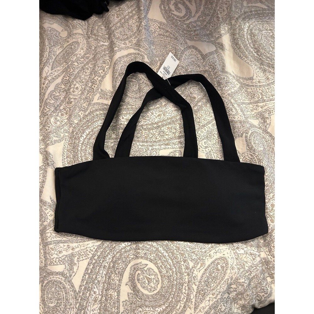 NWT Small Aerie Black Crisscross strap bra